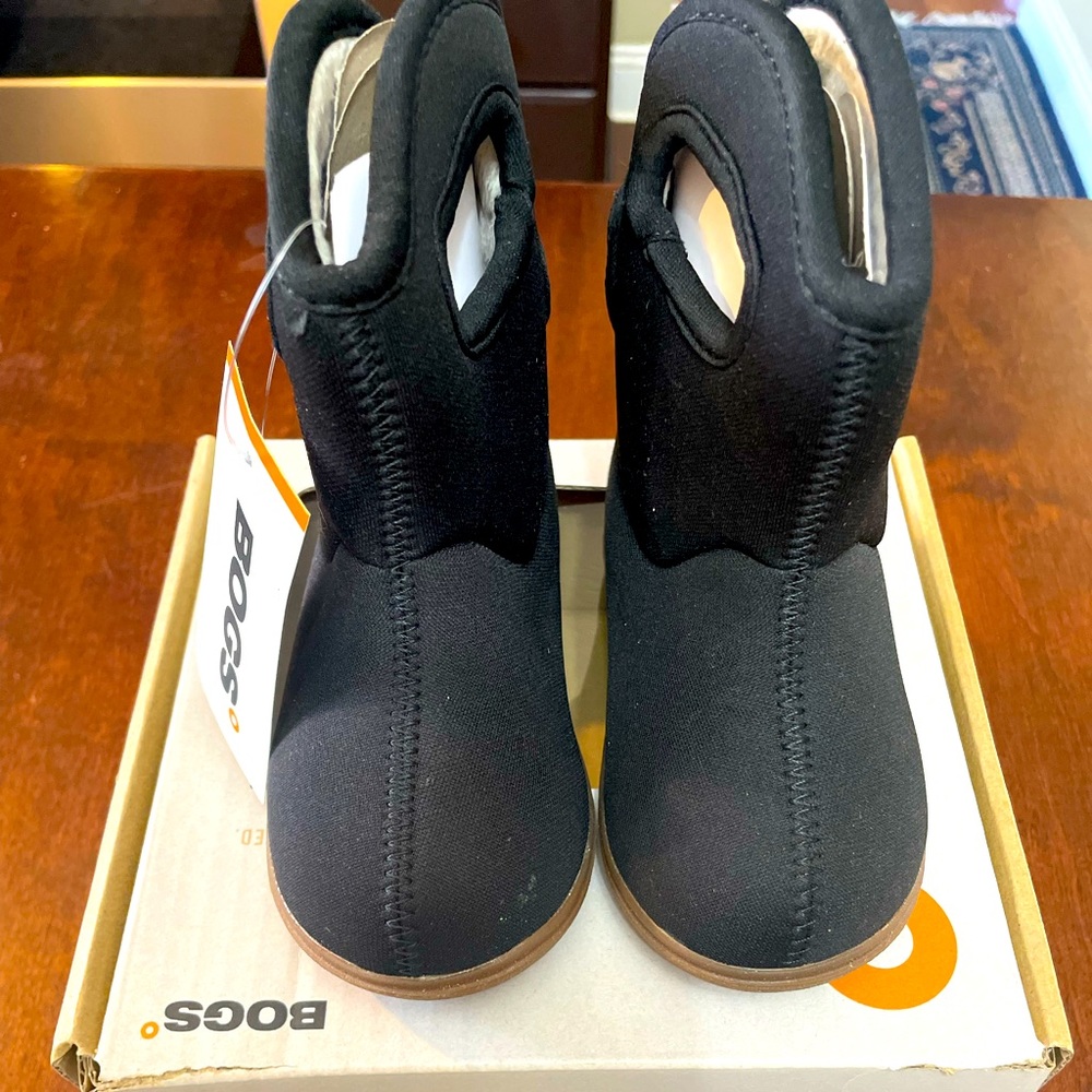 Toddler baby Bogs, Black